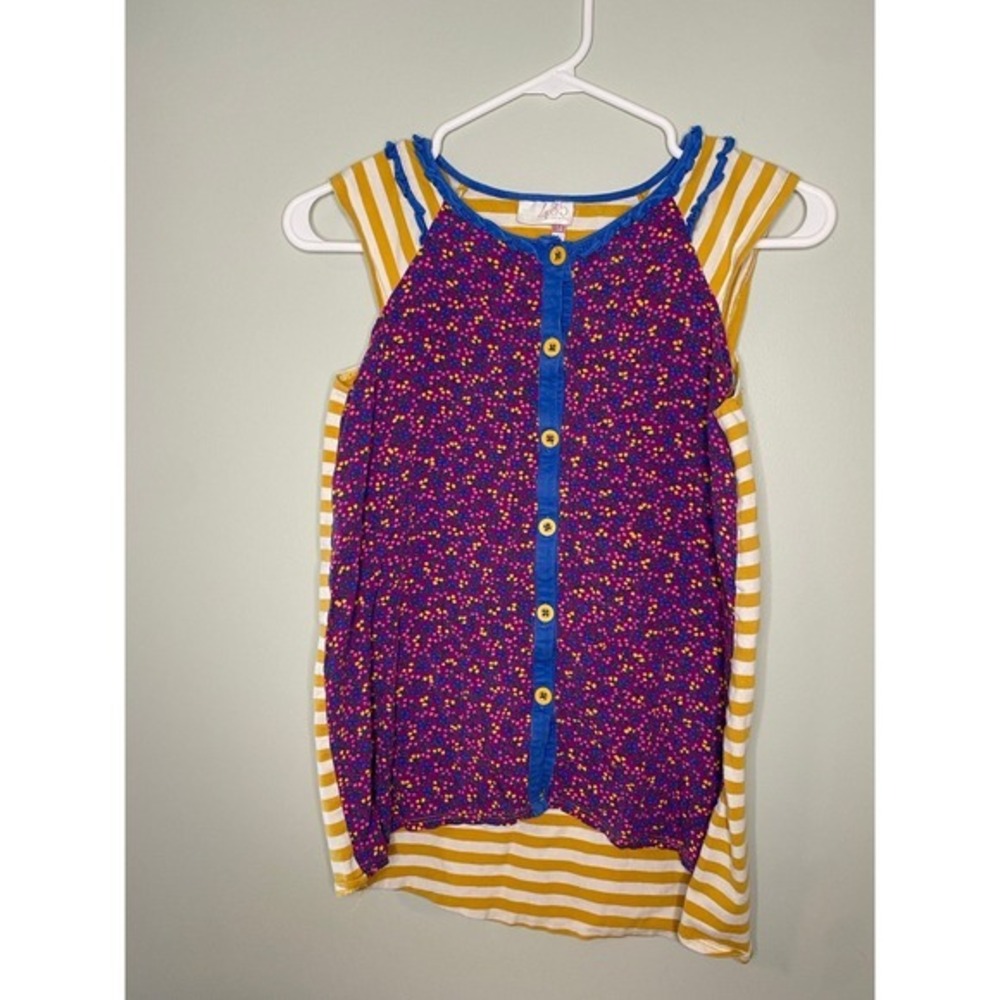 Matilda Jane Tank purple and yellow size 14‎